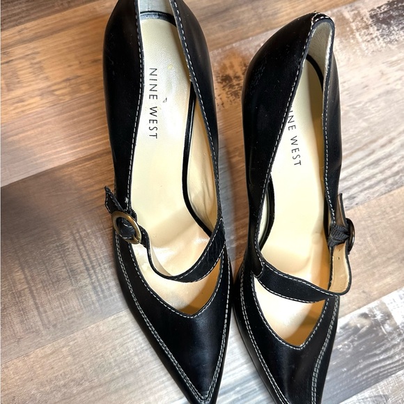 Vintage Nine West Pointy Toe Mary Jane Sz 11M - Picture 4 of 11